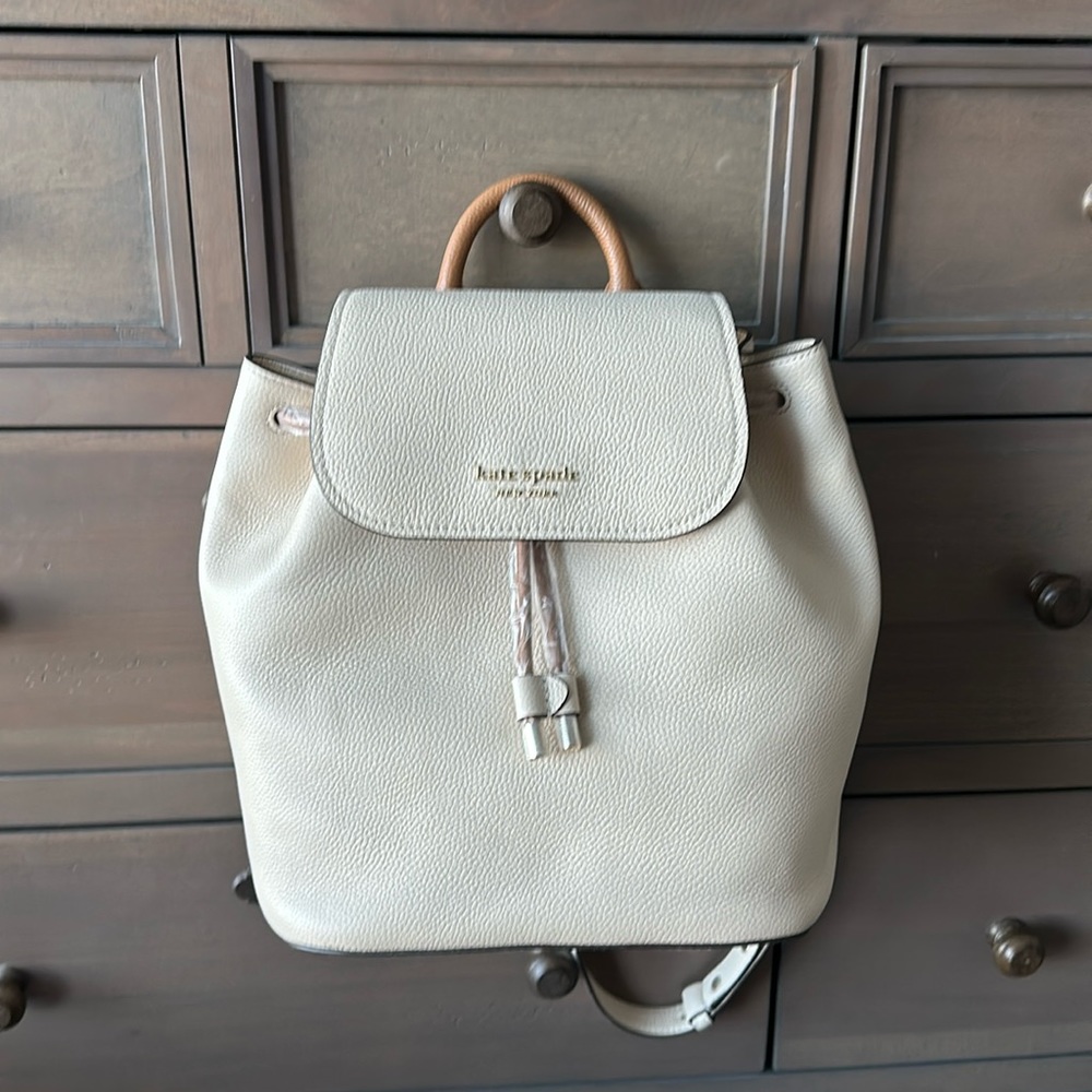 NWT Kate Spade medium flap backpack